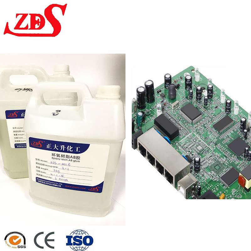 Clear Waterproof ZDS Epoxy Resin for Circuit Board Potting