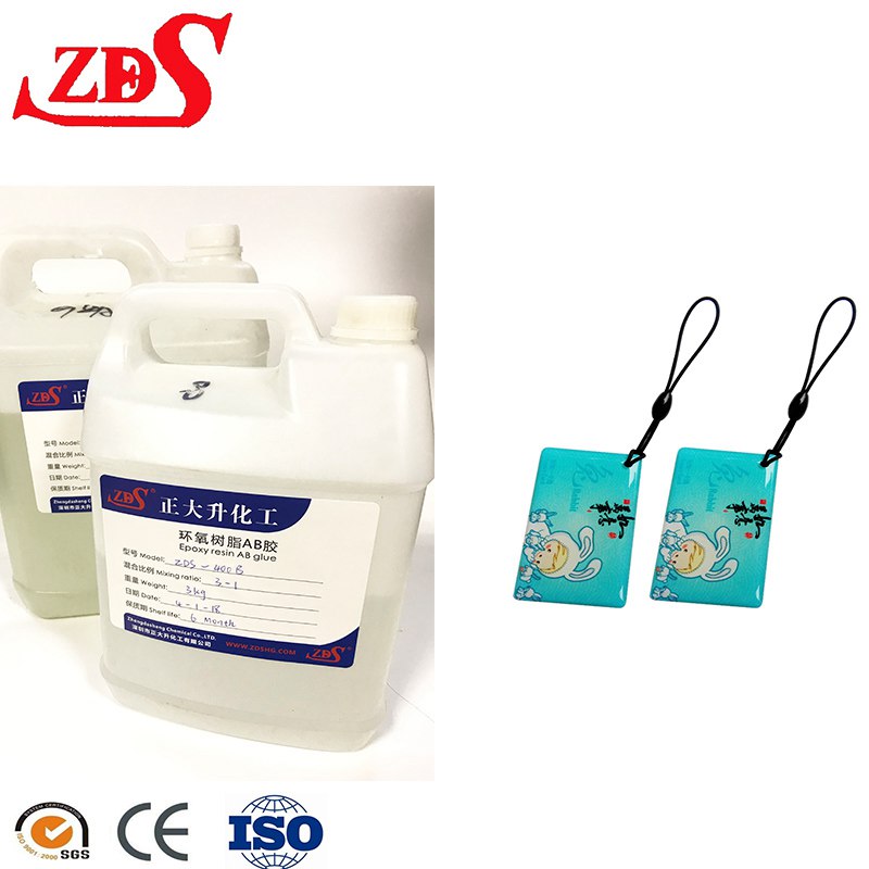 Two Component Clear Epoxy Resin Ab Adhesive For Card Coating