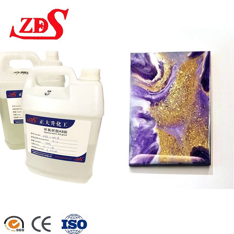 ZDS Ultra clear epoxy resin for painting Celestial decor wal