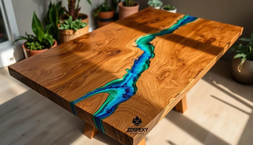 epoxy resin wood table