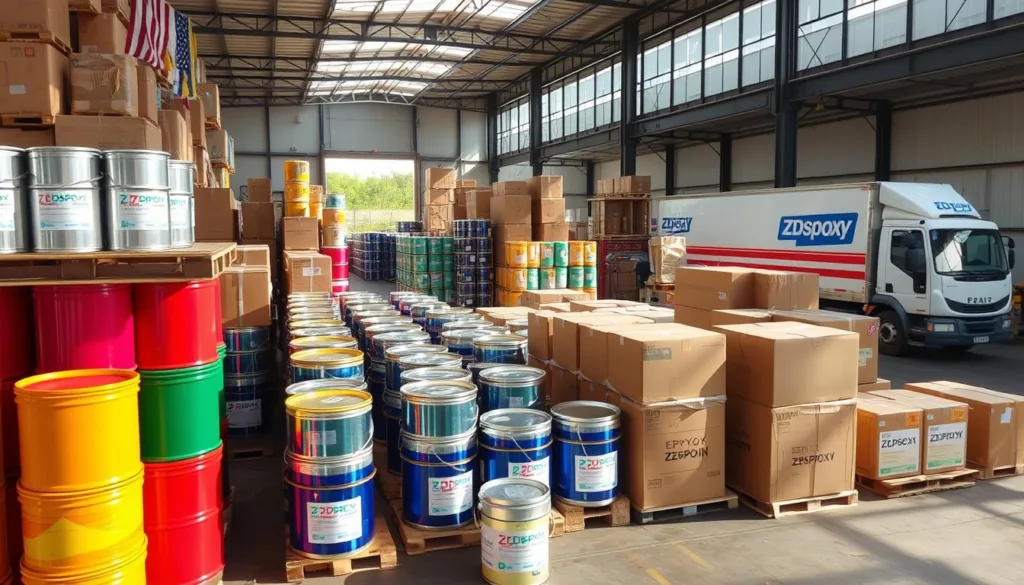 reliable epoxy resin shipping