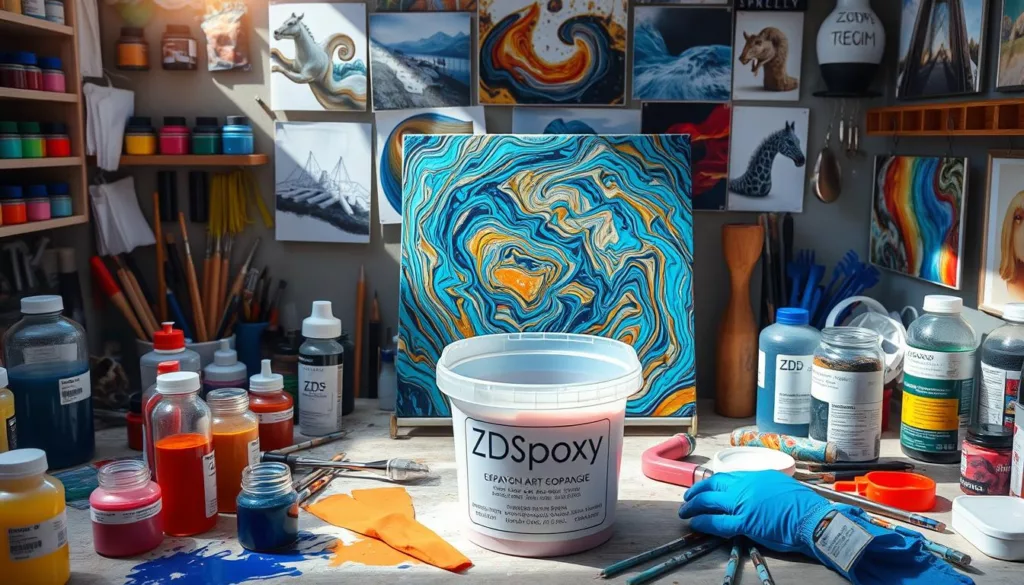 How to use epoxy resin for creating artwork