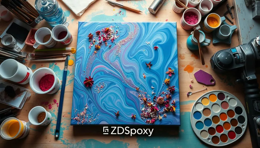 how to use epoxy resin for creating artwork