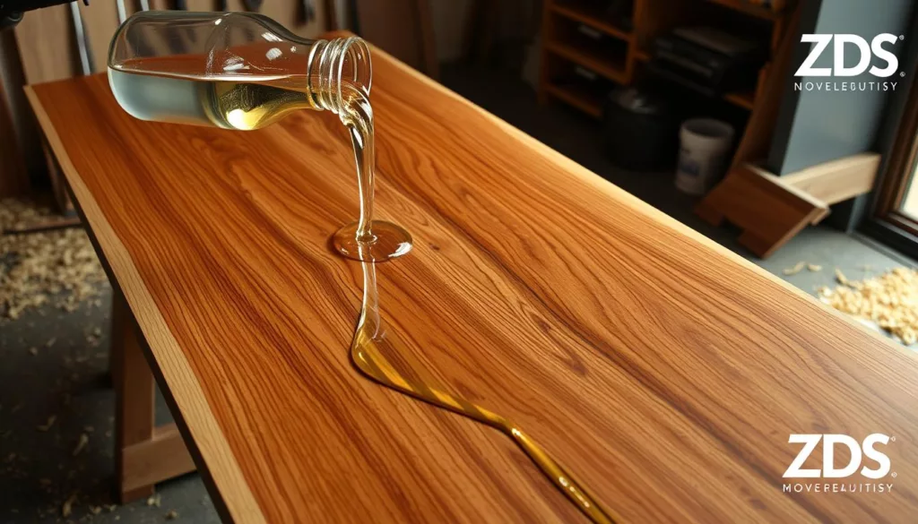 Clear epoxy for wood projects