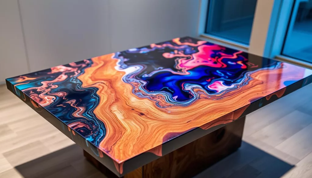 Epoxy resin table innovation