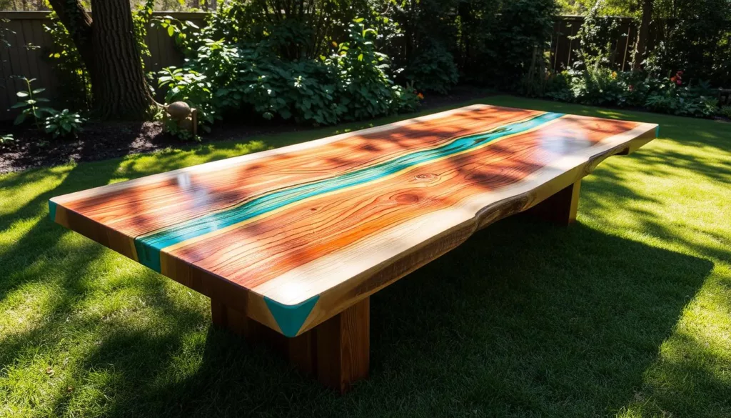 eco-friendly epoxy resin table