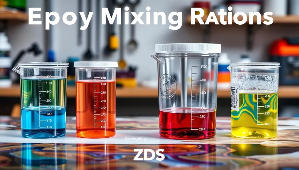 epoxy mixing ratios