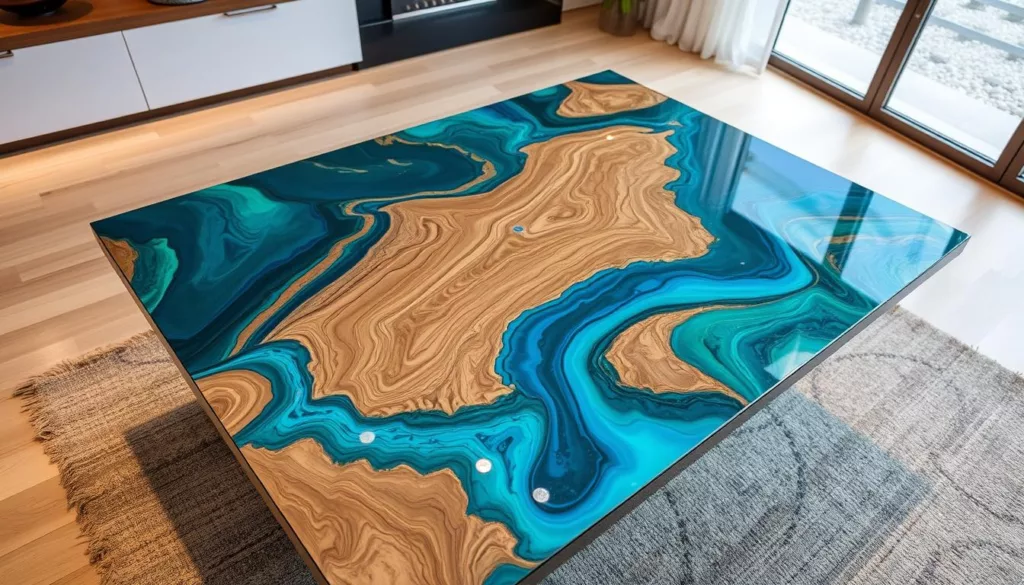 epoxy resin table