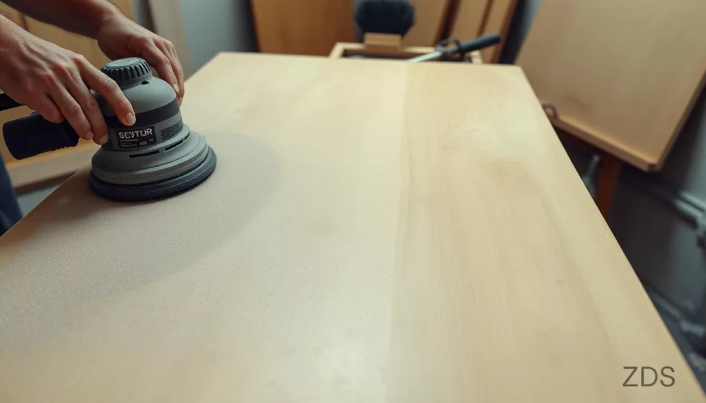 table surface preparation