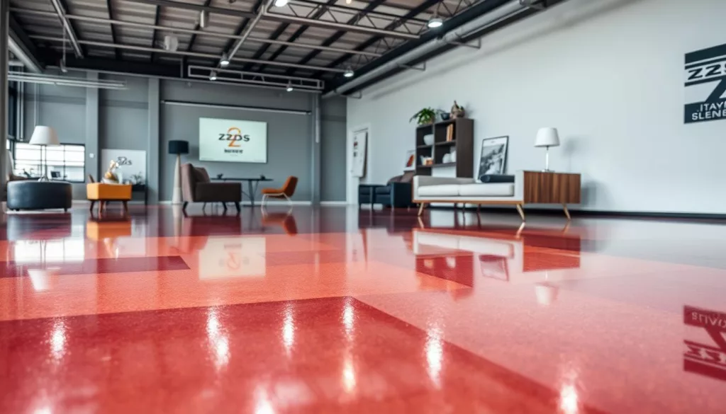 Epoxy resin flooring