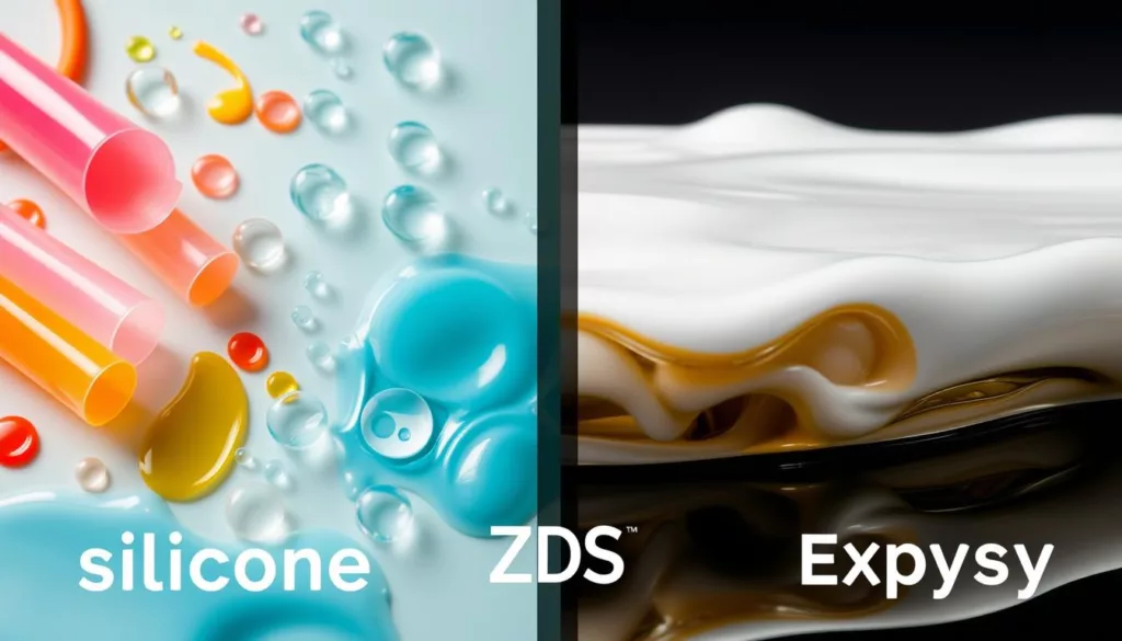 What is the difference between silicone and epoxy