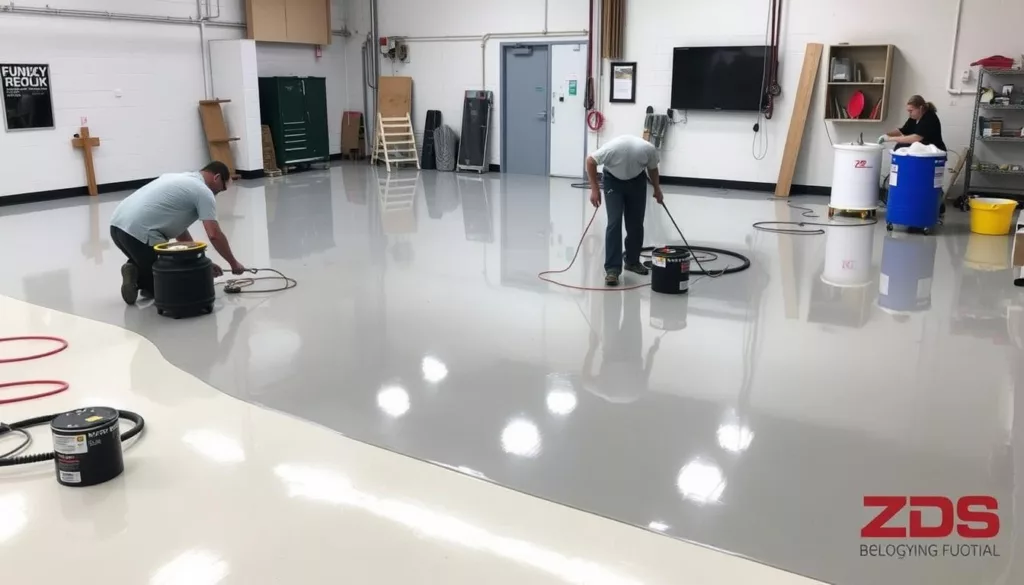 epoxy floor installation