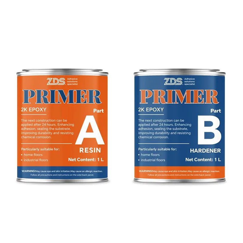 Two cans of epoxy primer components